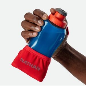 Pair Of Nathan QuickSqueeze Lite 12oz Handheld Flask Water Bottles